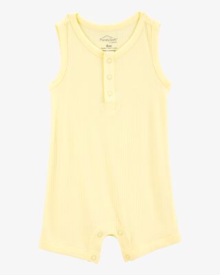 Product image 1 of Baby PurelySoft Ribbed Romper - Yellow