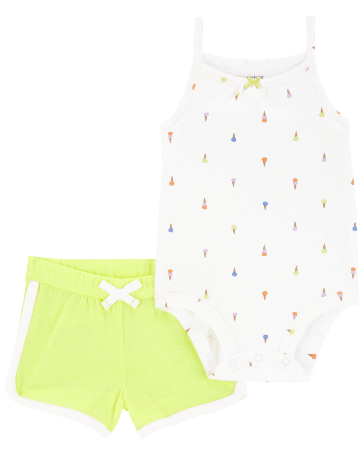 Baby 2Piece Ice Cream Tank Bodysuit & Short Set Carter's Carter's