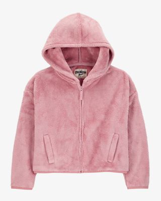 Product image 1 of Kid Sherpa Uniform Hooded Jacket- Pink