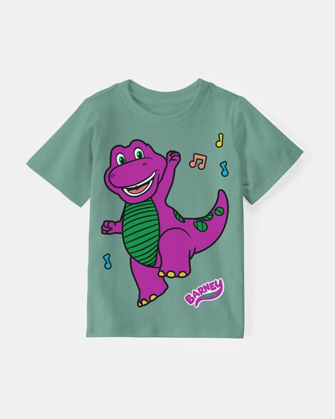 toddler boy barney short-sleeve graphic tee - green