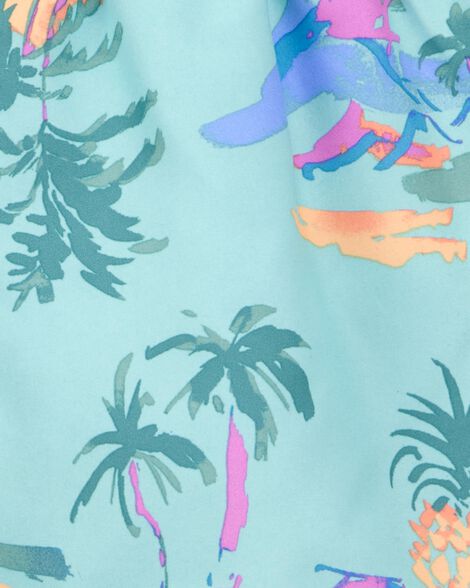  Product image 3 of Toddler Tropical-Print Pull-On Swim Trunks