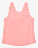 Kid Flowy Layered Flip Short - Coral