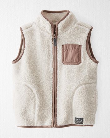 Toddler Recycled Sherpa Vest