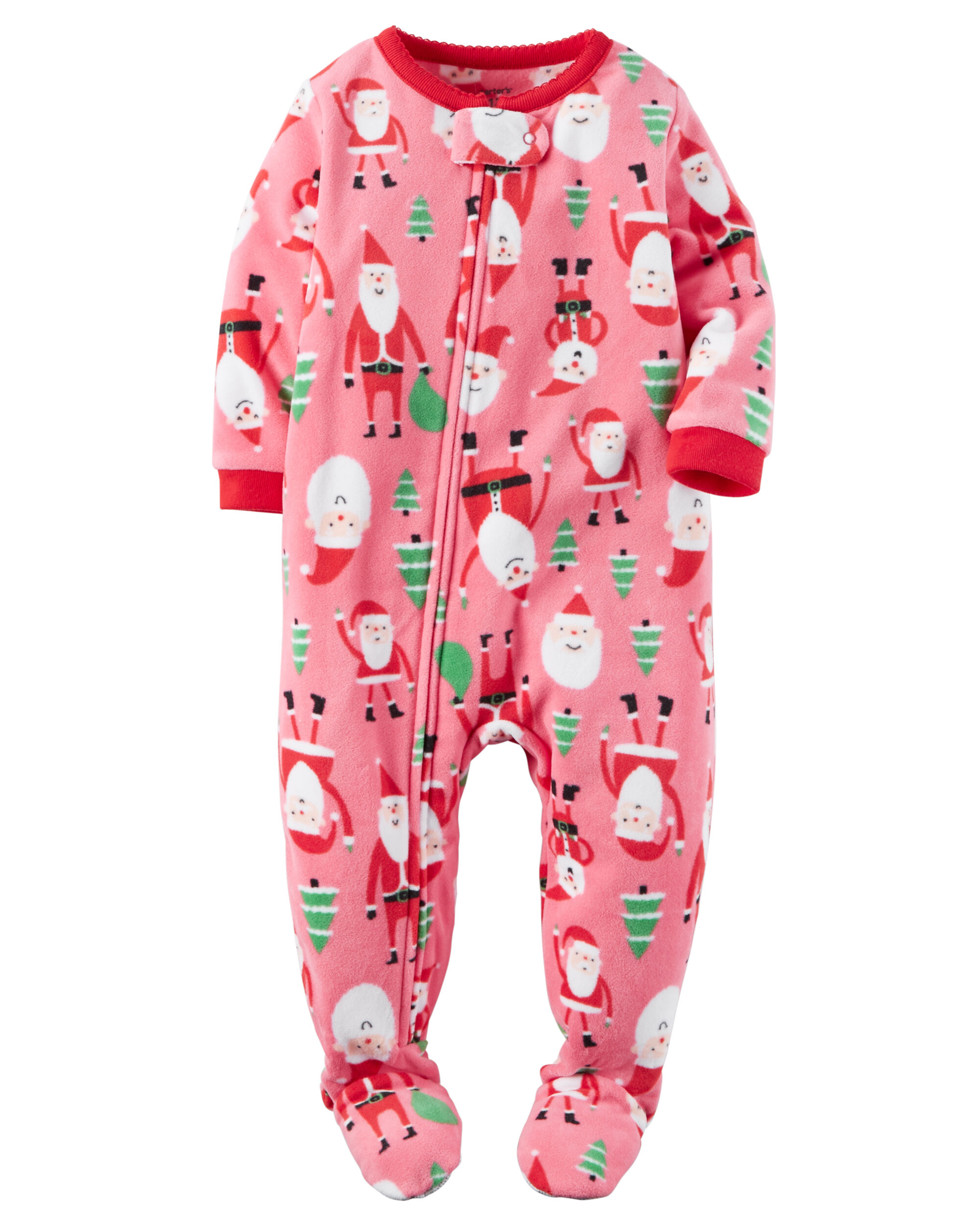 1 piece fleece christmas pjs carters com