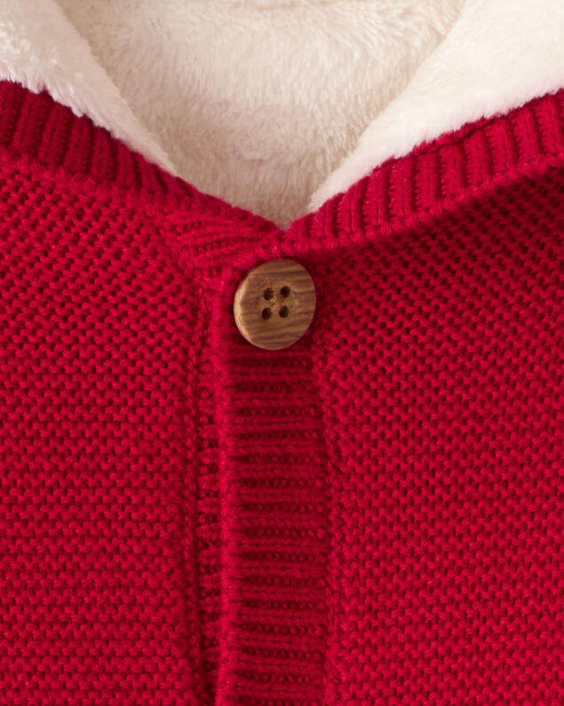 Product image 2 of Baby Girl Sweaterknit Jacket - Red