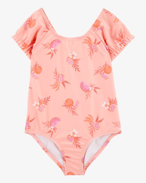  Product image 1 of Toddler 1-Piece Fruit Swimsuit - Coral