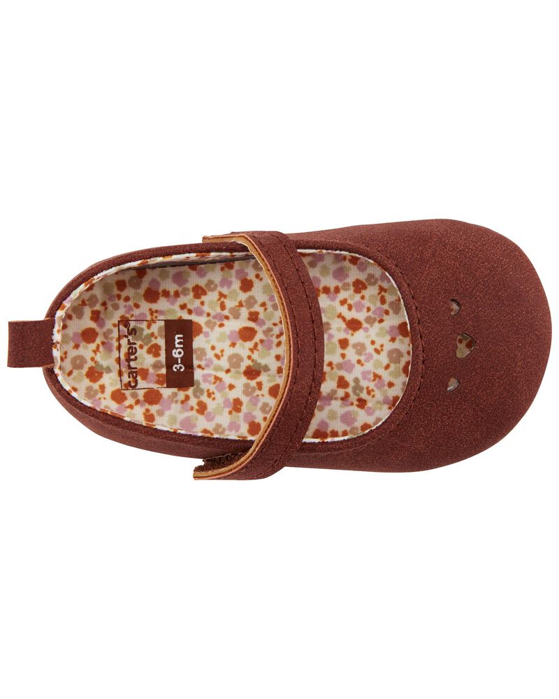 Brown Baby Shoes Mary Jane Baby Shoes