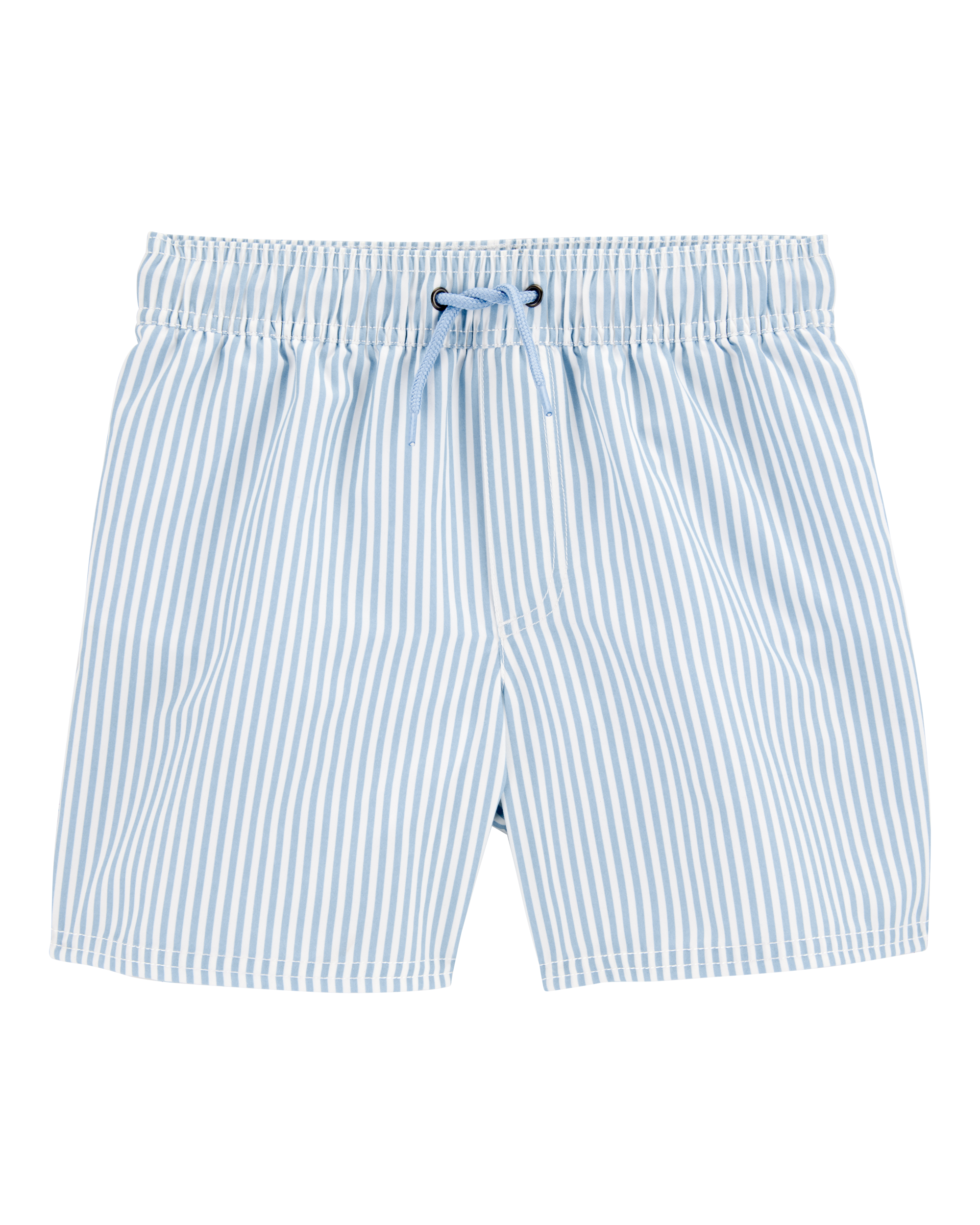 Boys Striped Swim Trunks - Blue