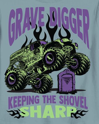 Product image 2 of Kid Monster Jam™ Grave Digger Short-Sleeve Graphic Tee - Blue