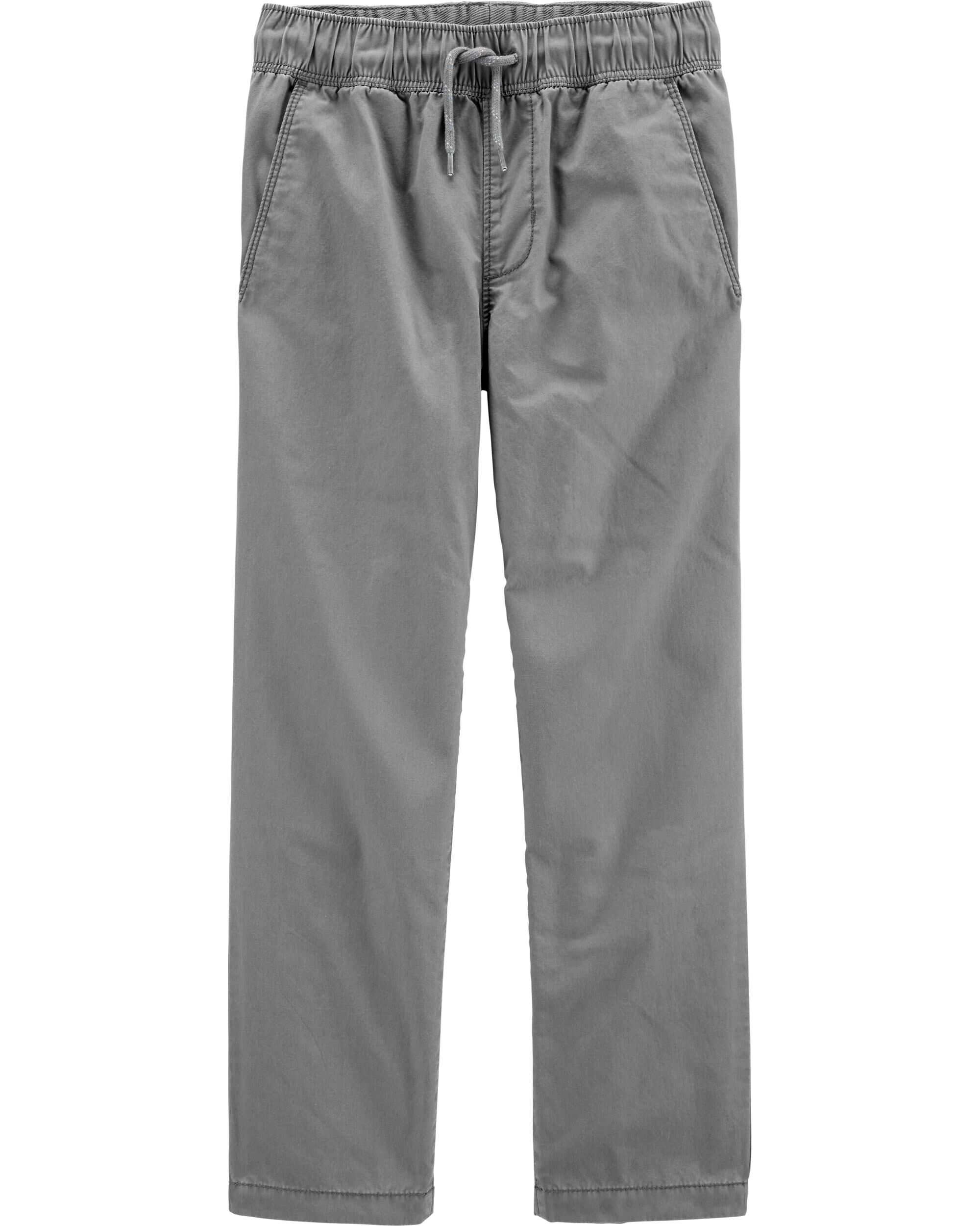 grey pull on jeans