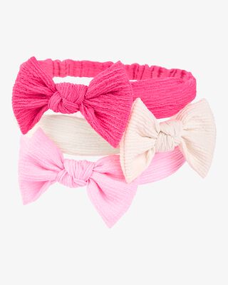 Product image 1 of Baby 3-Pack Headwraps - Pink
