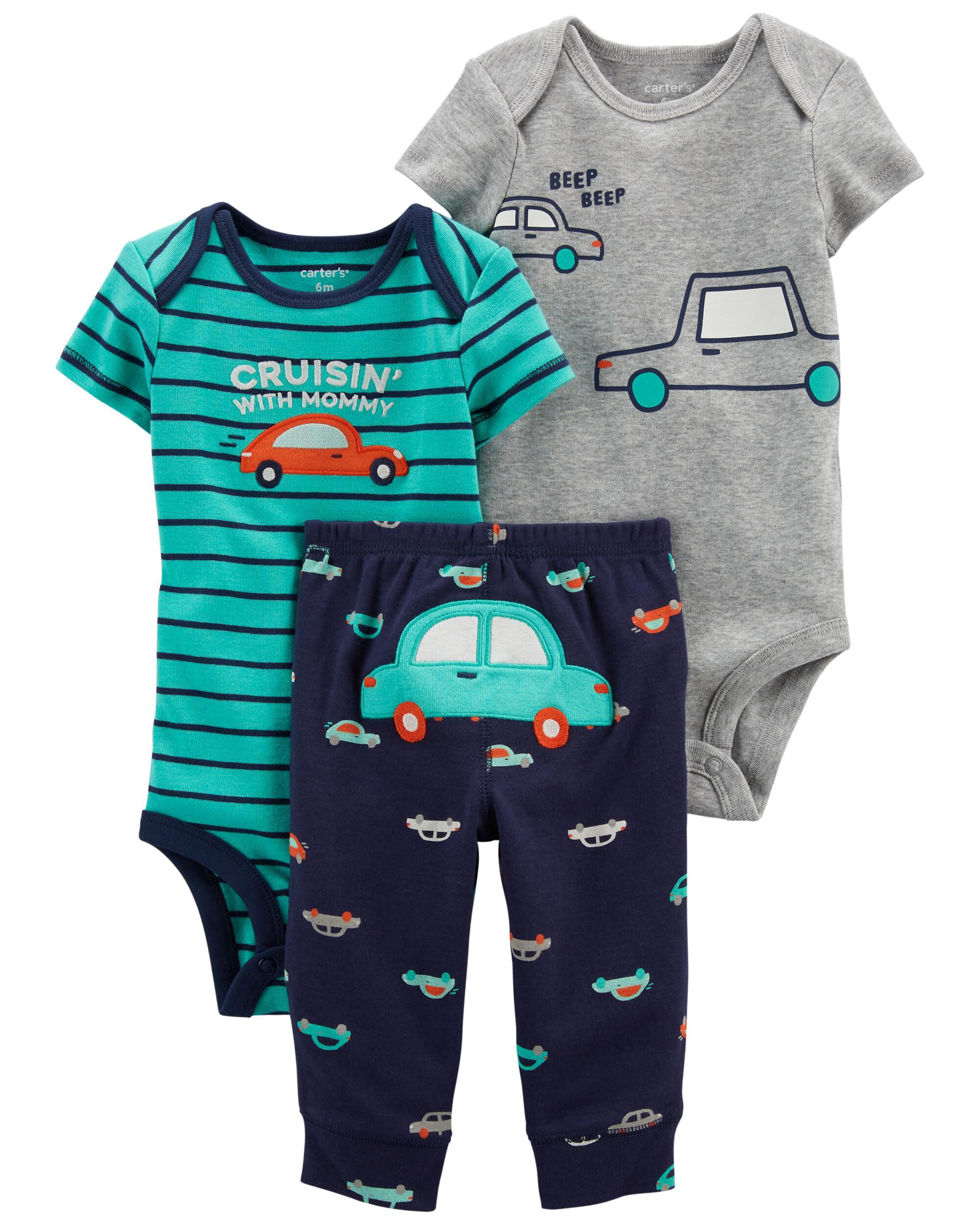 Carters Baby Girl's 3-Piece Little CharacterDaddy's Little Pr Set CHECK FOR SIZE 
