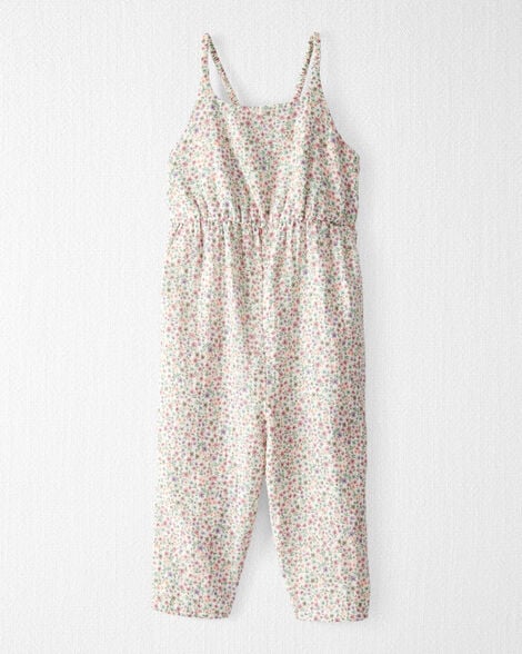 Product image 1 of Toddler Organic Cotton Gauze Floral-Print Jumpsuit