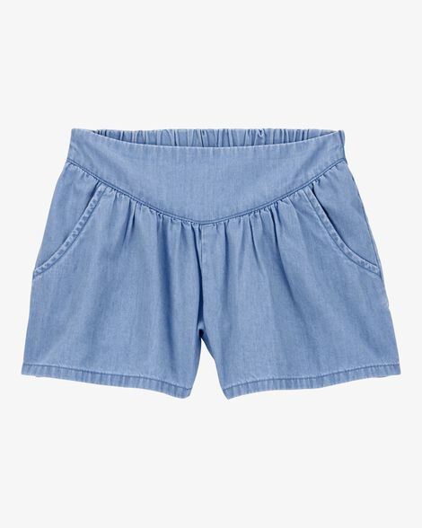  Product image 5 of Kid 2-Piece Fashion Top & Chambray Pull-On Shorts Set