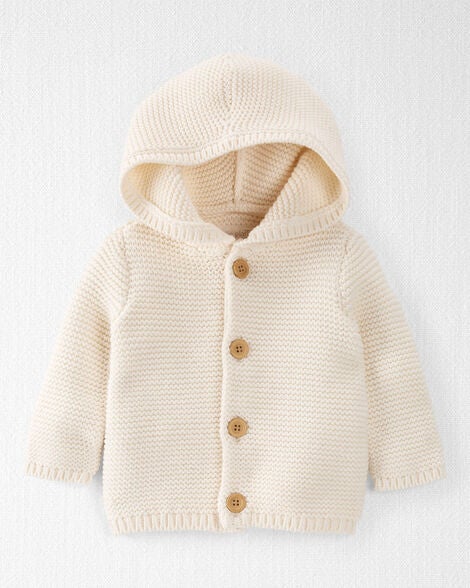 Product image 1 of Baby Organic Cotton Signature Stitch Cardigan
