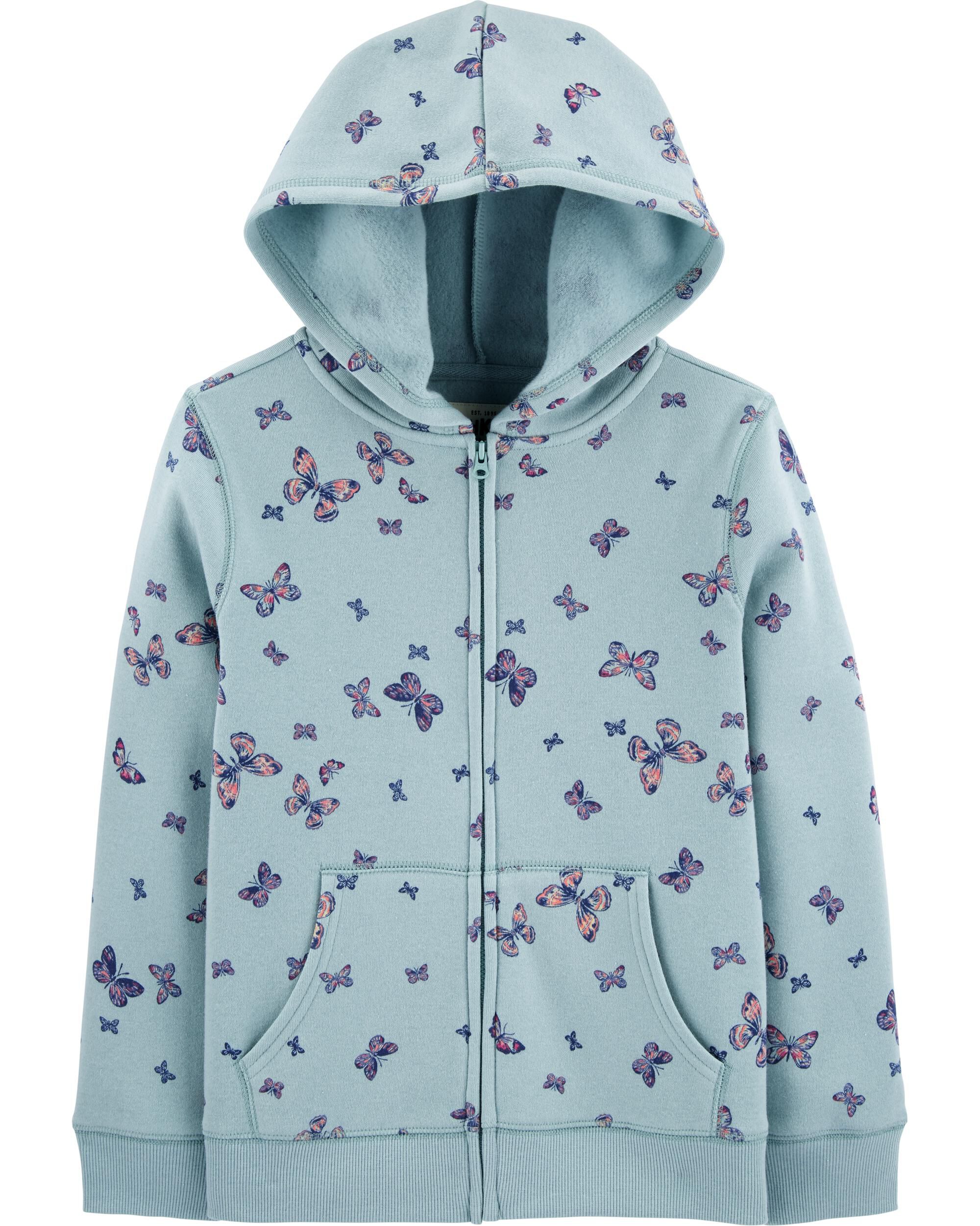 Butterfly Fleece Hoodie