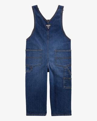 Product image 2 of Toddler Stretch Denim Overalls - Dark Wash
