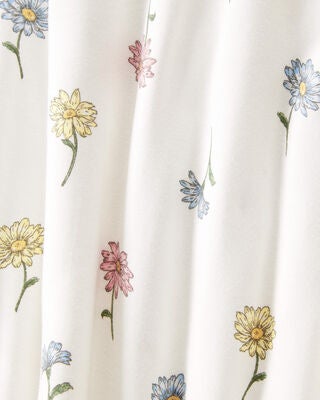 Product image 2 of Baby Floral Print PurelySoft Footie 1-Piece Pajamas - Ivory