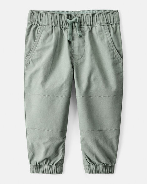  Product image 1 of Baby Boy Cotton Pull-On Fashion Pants - Green