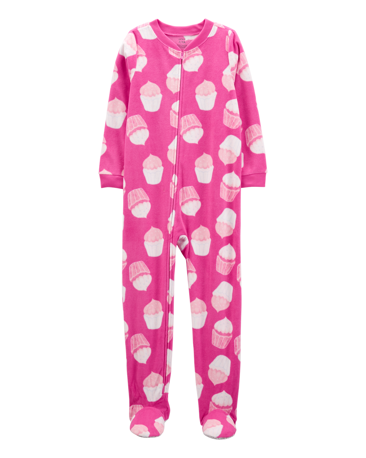 Kid 1-Piece Cupcake Fleece Footie Pajamas - Carter's | Carter's