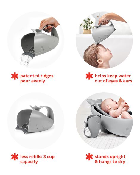  Product image 3 of Moby Waterfall Bath Rinser - Grey