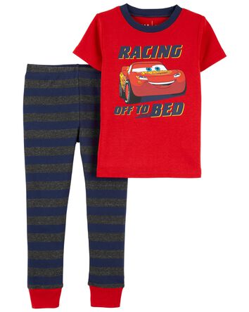 Toddler 2-Piece Cars 100% Snug Fit Cotton Pajamas