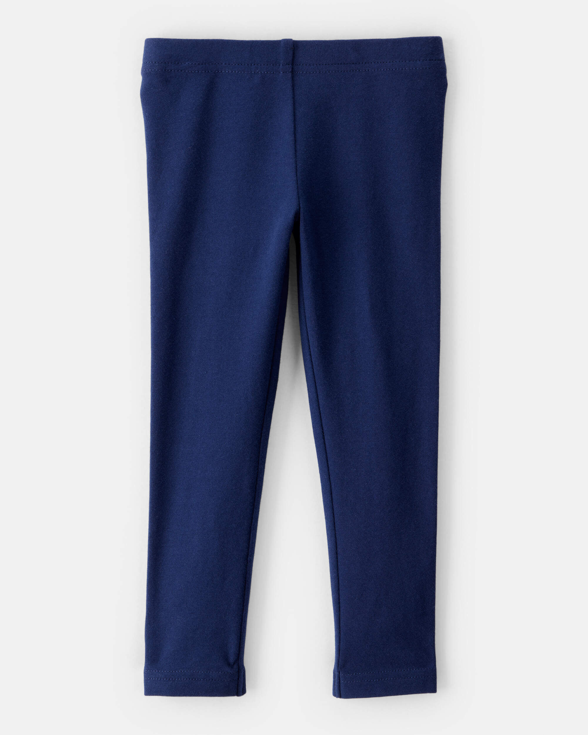 Toddler Girl Cotton Stretch Leggings - Navy