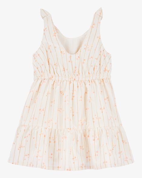 Product image 2 of Toddler Floral Tiered Dress - Ivory