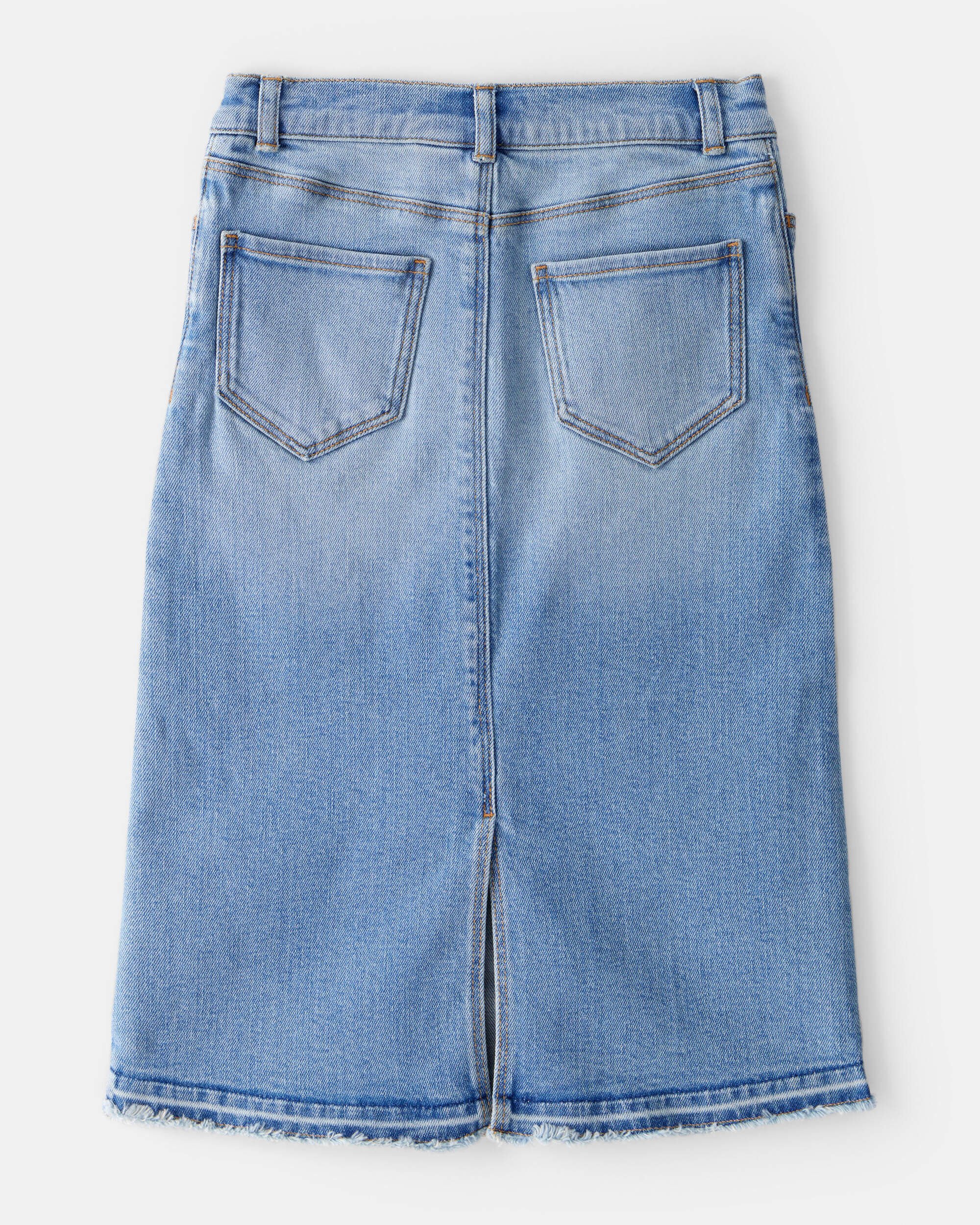 スカート HYKE DENIM MIDI SKIRT USEDWASH BLUE Denim Denim Midi Skirt | WHISTLES | Whistles US |