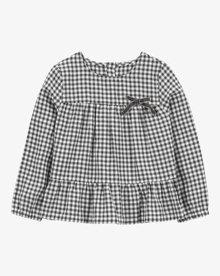 Product image 1 of Toddler Plaid Twill Long-Sleeve Fashion Top