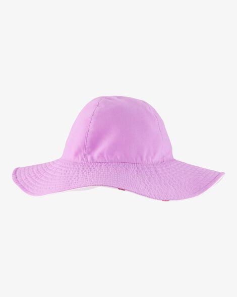  Product image 2 of Toddler Heart Print Reversible Swim Hat - Purple