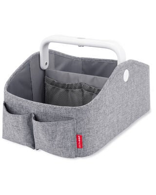 Product image 1 of Nursery Style Light-Up Diaper Caddy - Heather Grey