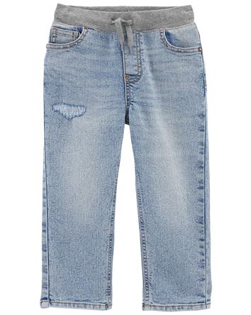 Baby Classic Relaxed Jeans: Rip and Repair Remix