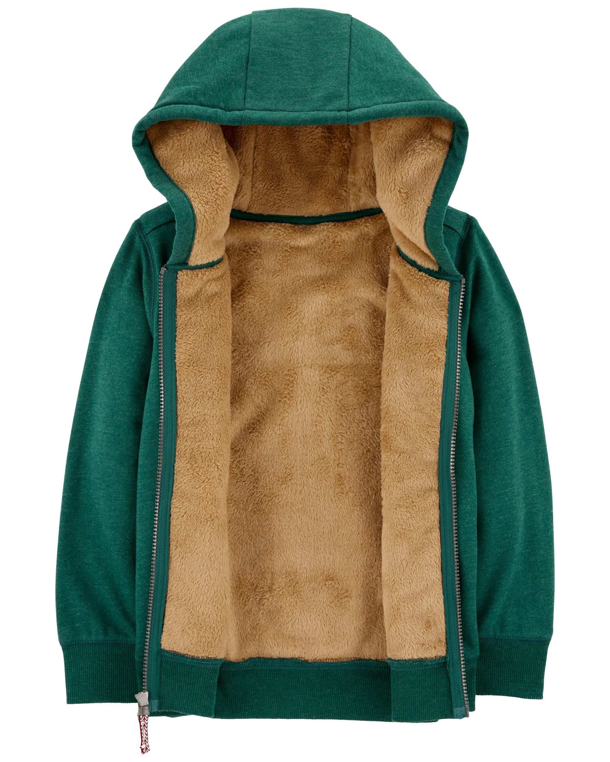 Kid Zip Up Fleece Hoodie