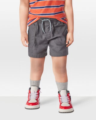 Product image 2 of Toddler Pull-On Twill Shorts - Grey