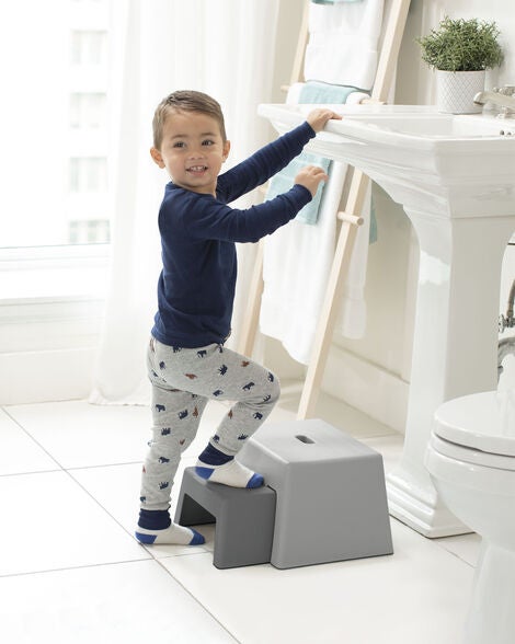  Product image 2 of Double-Up Step Stool - Grey
