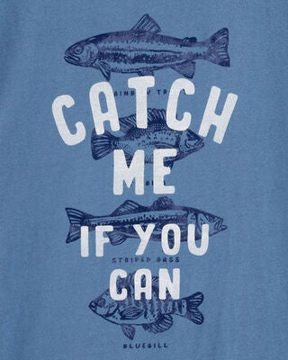 Product image 2 of Kid Fishing Graphic Tee - Blue