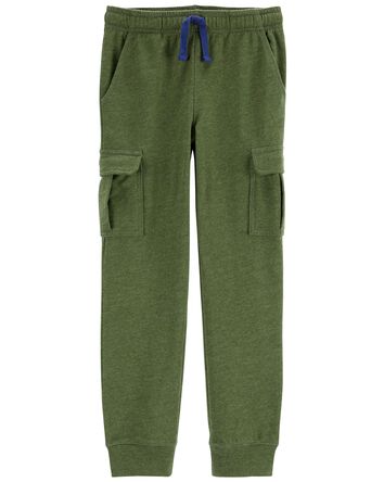 Kid Green 4-Pocket Cargo Pant
