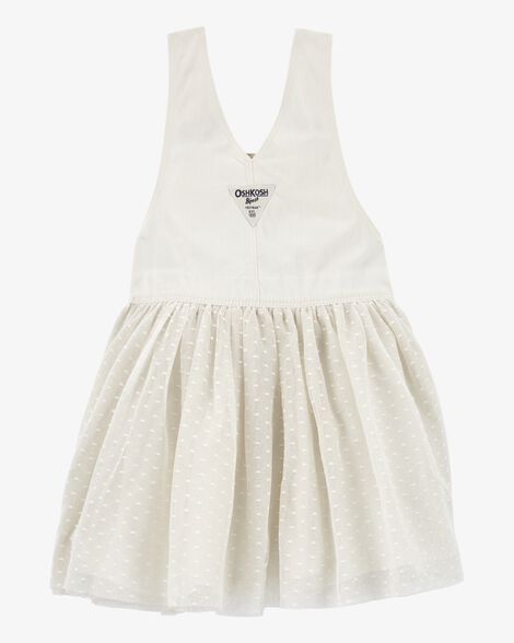  Product image 2 of Toddler Sparkly Tulle & Denim Jumper Dress 