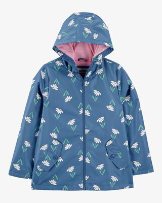 Product image 1 of Kid Color Changing Rain Jacket - Navy
