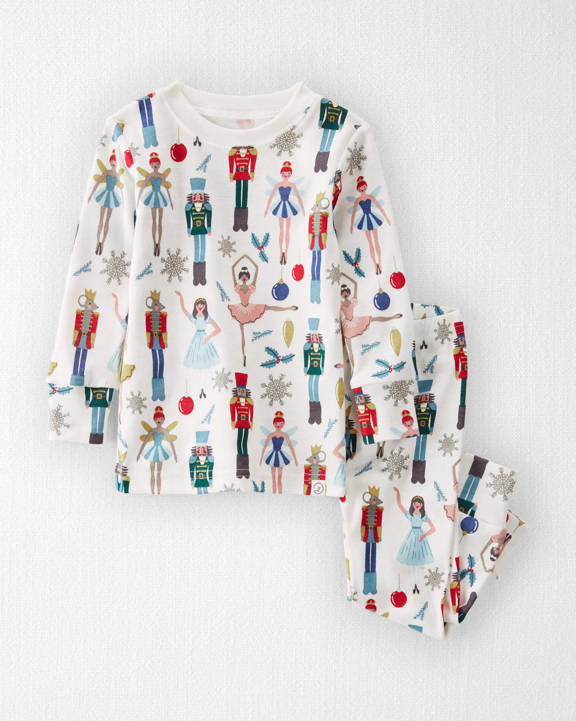Little Planet Baby Boys Organic Cotton Pajamas Set In Holiday Nutcracker Baby Size 6M Nutcracker 10$