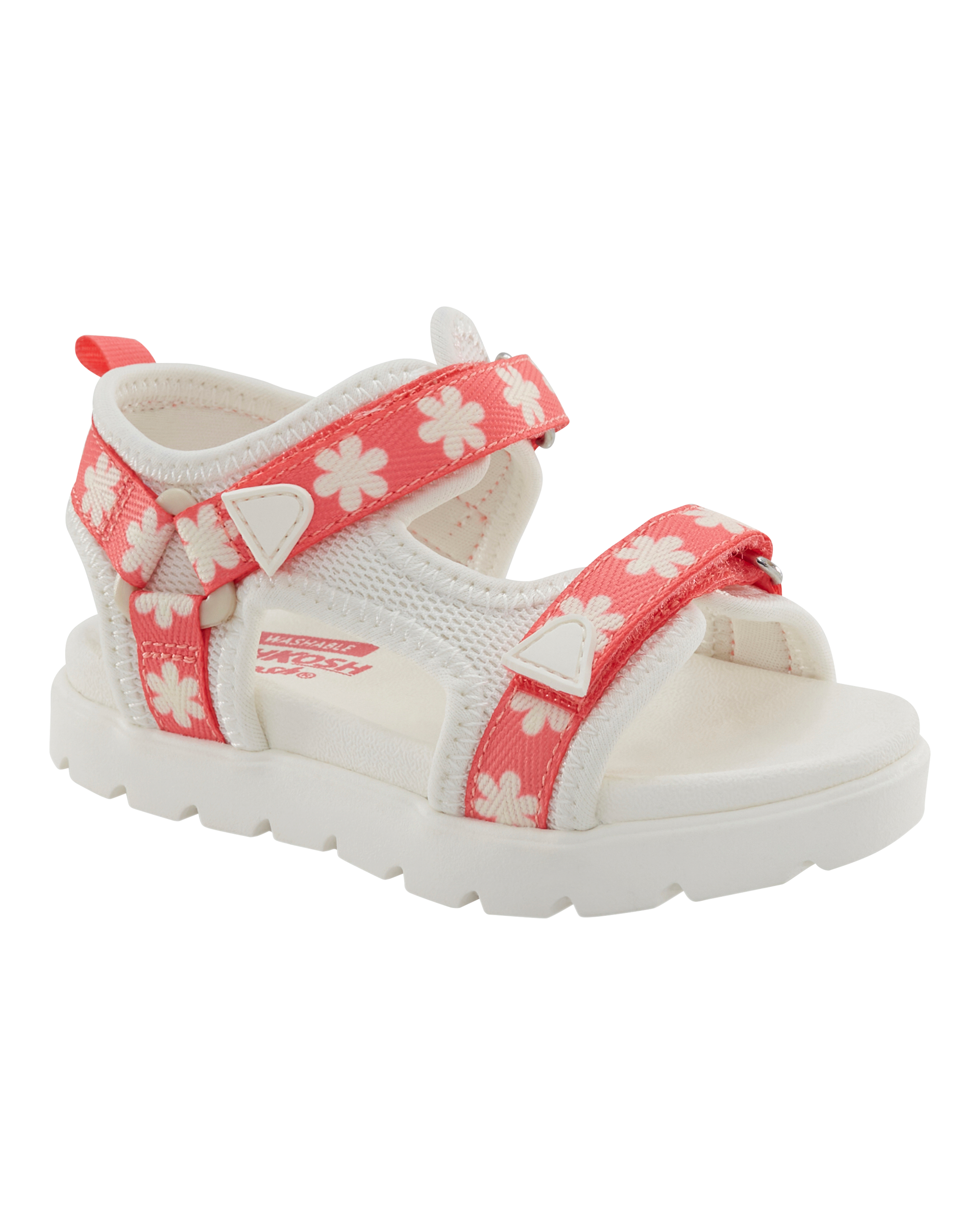 Toddler Girl Casual Floral Meadow Sandals - Orange