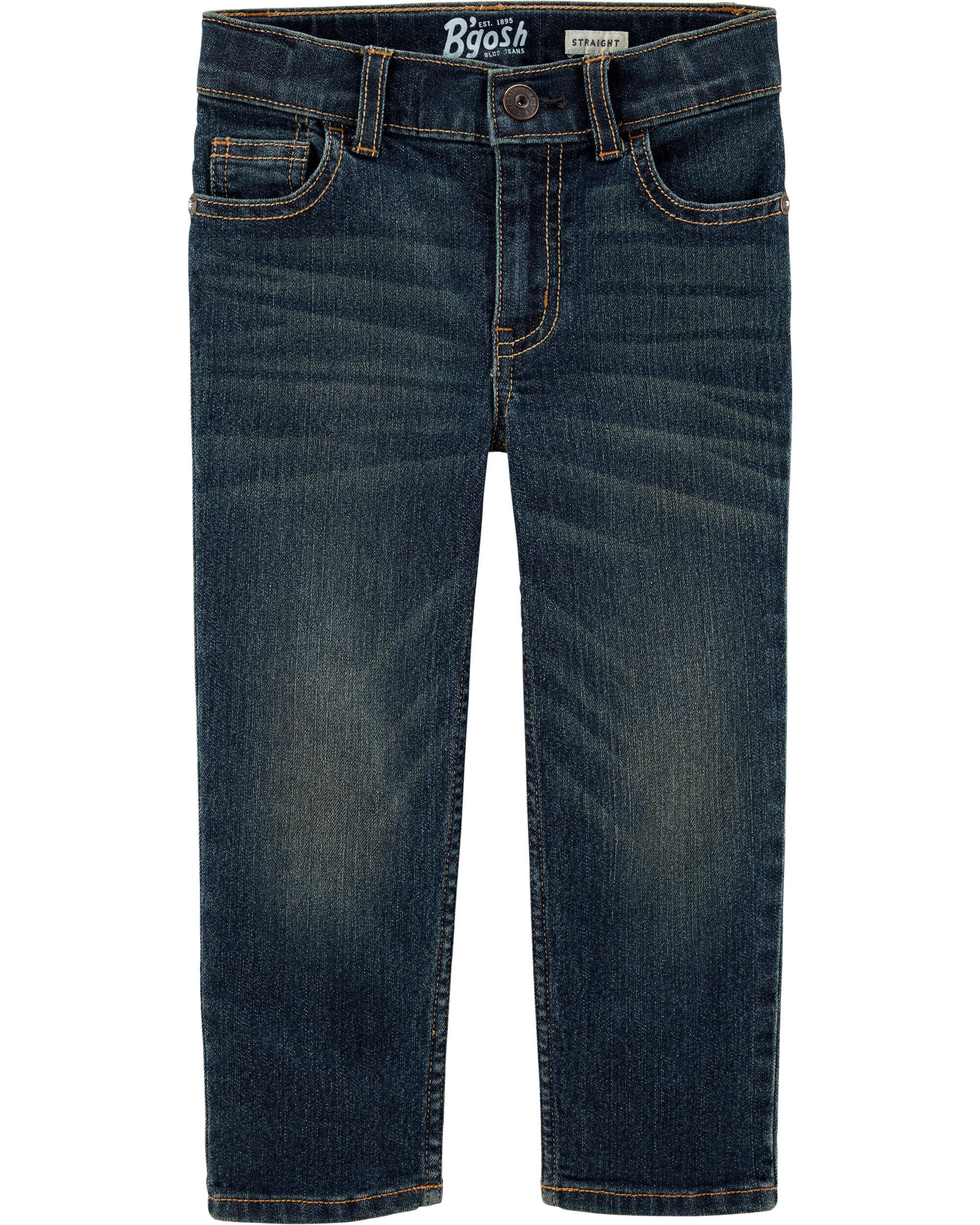 Toddler Faded Dark Wash Straight-Leg Jeans - OshKosh | Carter's
