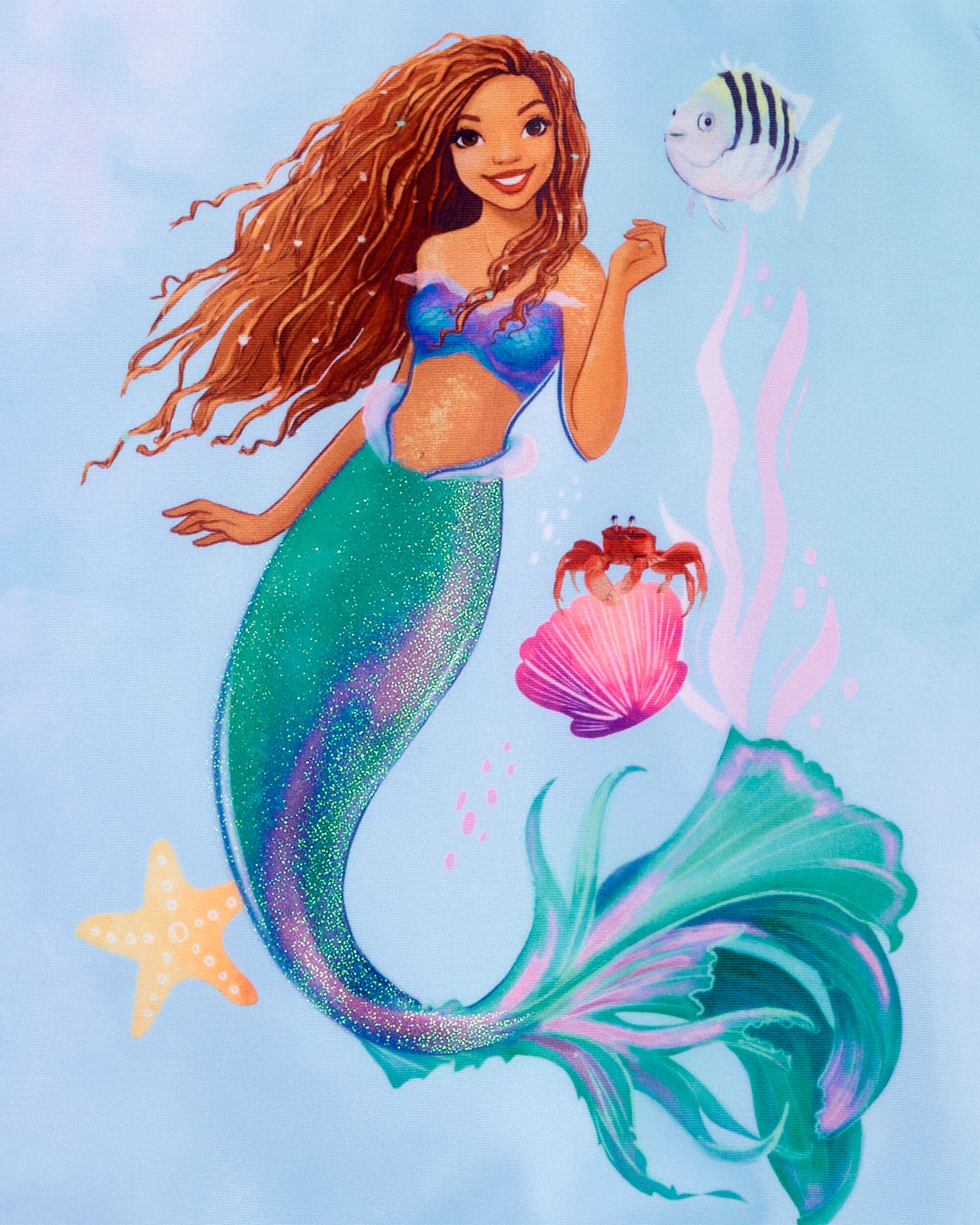 Toddler The Little Mermaid 2 Piece Rashguard Set Carter s Carter s