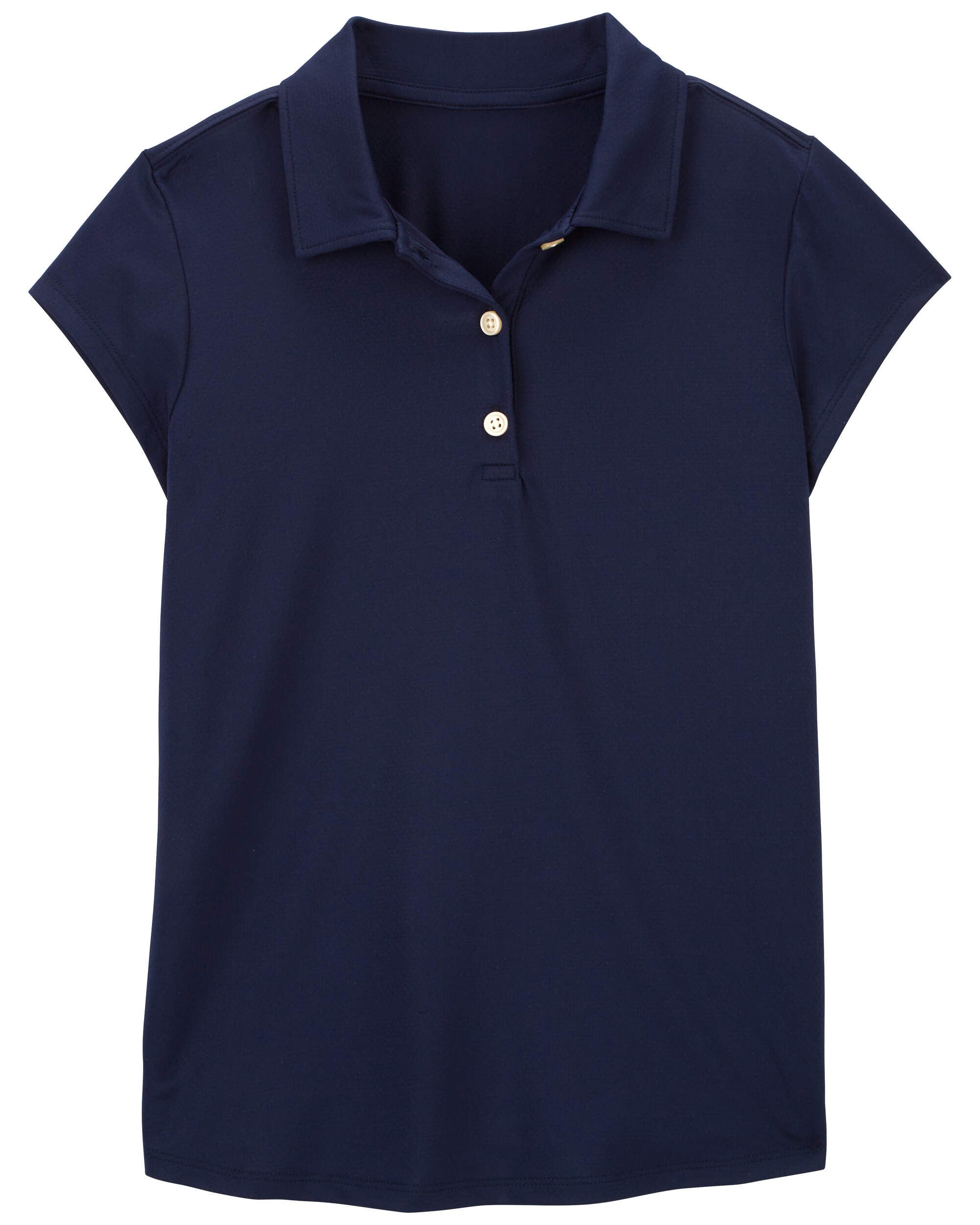 Kid Deep Navy Piqué Polo Shirt - OshKosh | Carter's