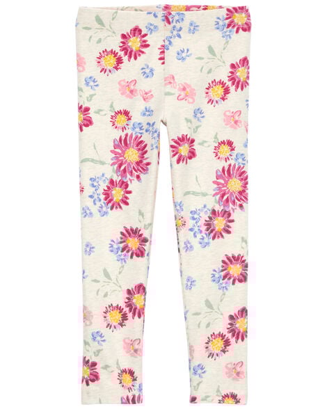 Product image 1 of Toddler Sunflower Print Stretch Leggings