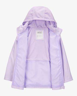 Product image 2 of Kid Heart Pockets Rain Jacket - Purple
