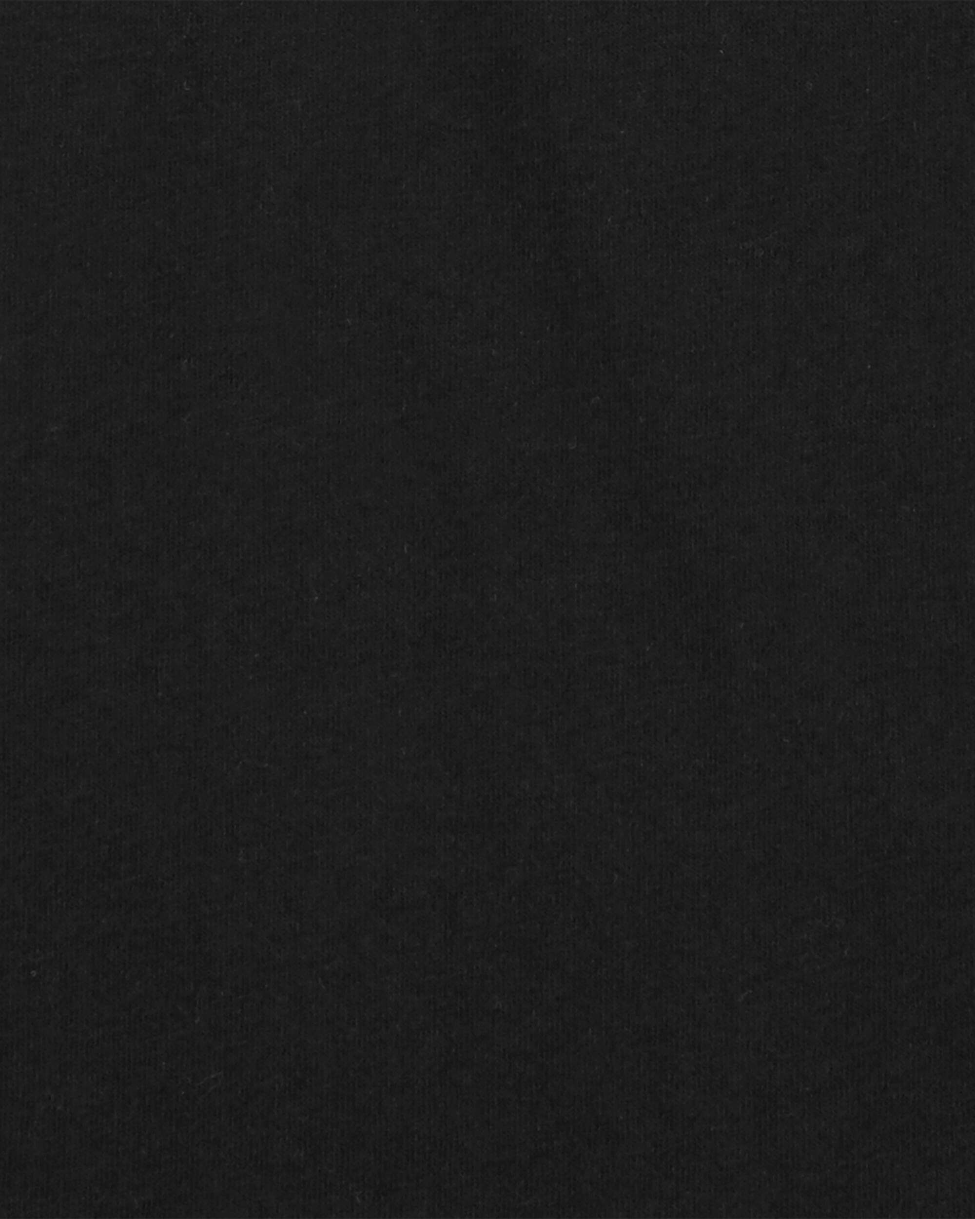 Girls Cotton Tee - Black