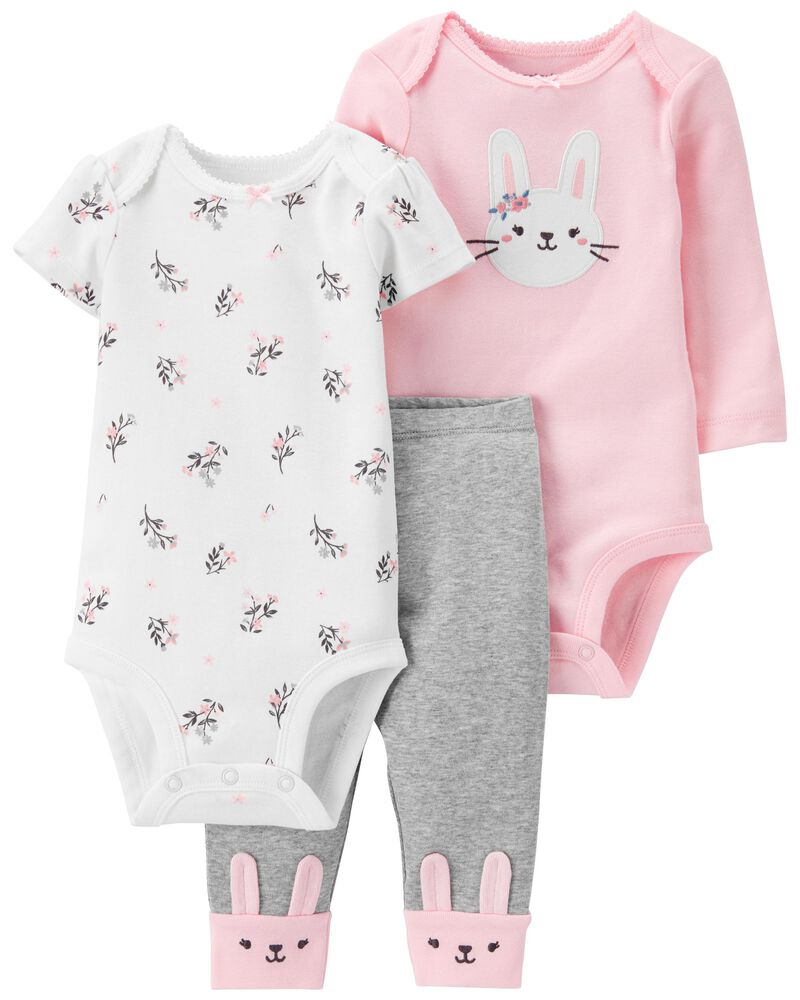 3-Piece Bunny Outfit Set, , hi-res