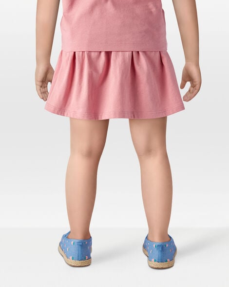 Product image 3 of Toddler Pull-On Skort - Pink
